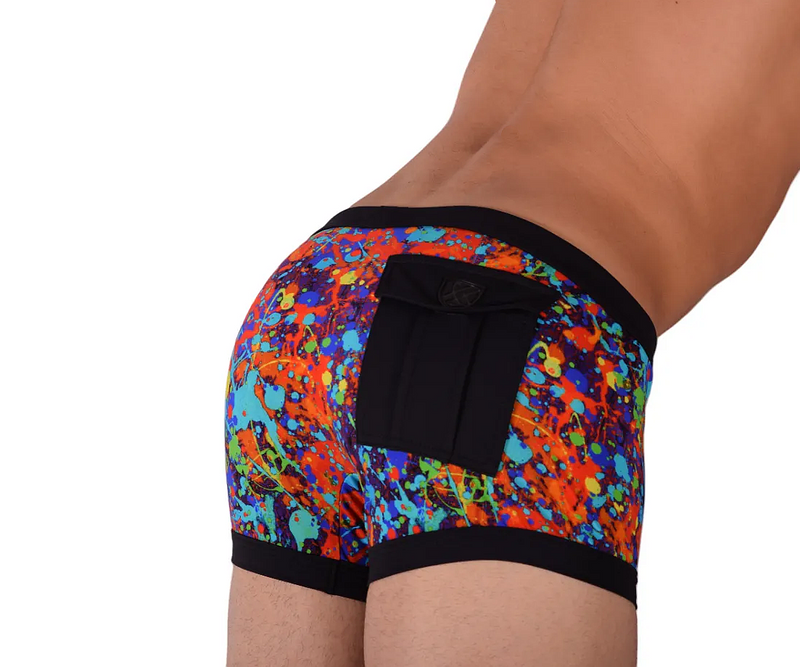 Small Gregg Homme Swim Shorts Boxer Multi 60008 MX23