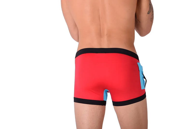 Small Gregg Homme Swimwear Cruising Swim-Short Red 153105 MX23