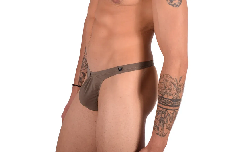 XS Gregg Homme Swim Thong Khaki MX23 60014