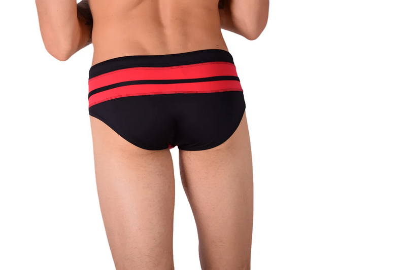 Medium Gregg Homme Swim Brief Red Black 60011 MX23