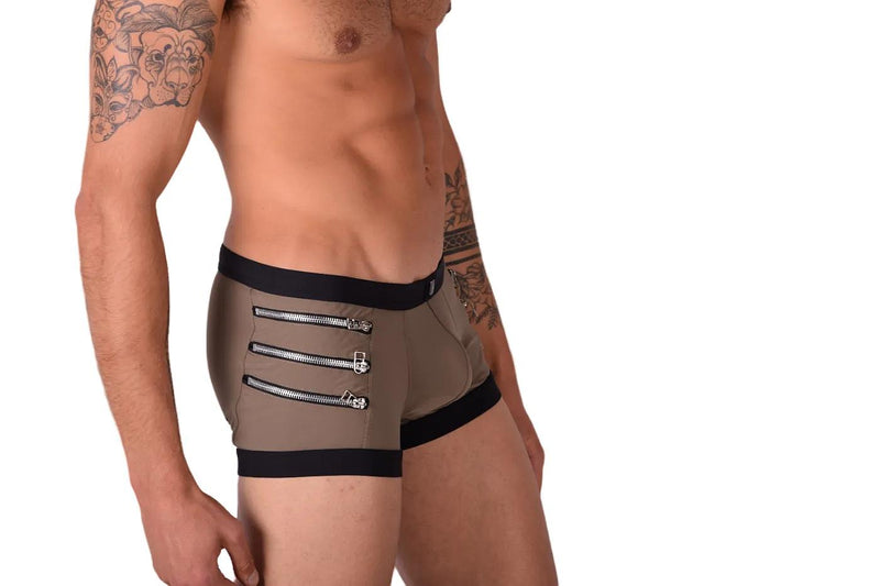 Medium Gregg Homme Swim-Trunks Hipster Khaki 60003 MX23