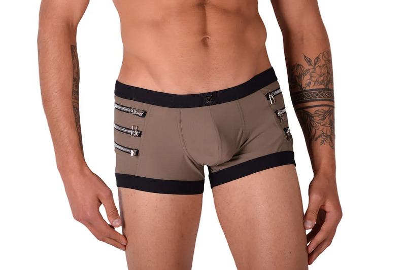 Medium Gregg Homme Swim-Trunks Hipster Khaki 60003 MX23