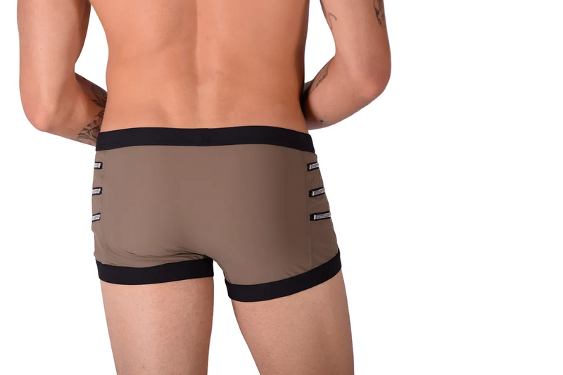 Medium Gregg Homme Swim-Trunks Hipster Khaki 60003 MX23