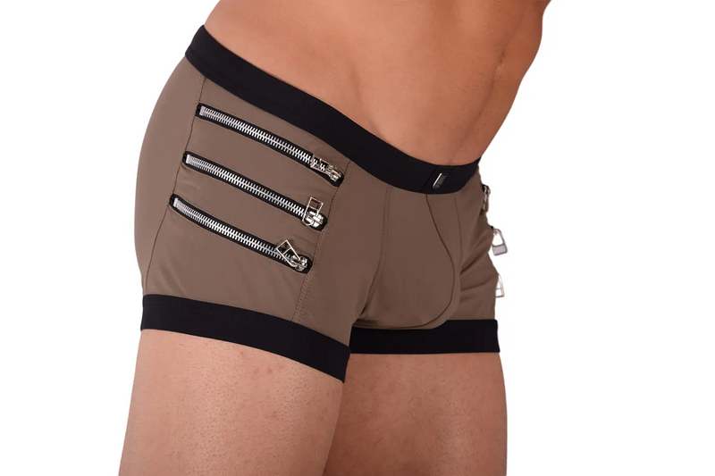 Medium Gregg Homme Swim-Trunks Hipster Khaki 60003 MX23