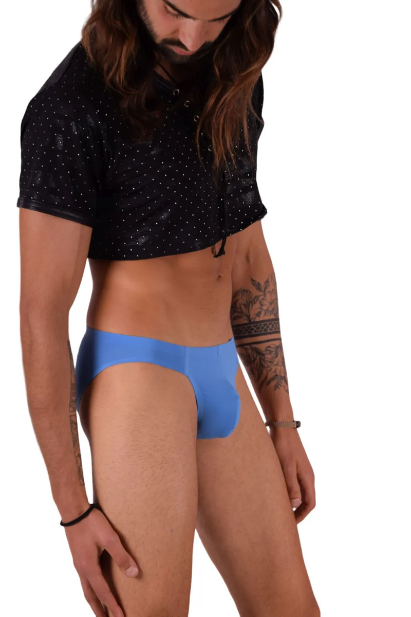 SMU Ice Mini Brief Ultra Soft Lightweight Briefs in Artic Blue 100903 22
