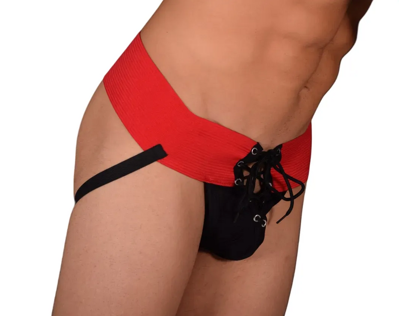 Medium Gregg Homme Front Laced Jock 86034 136