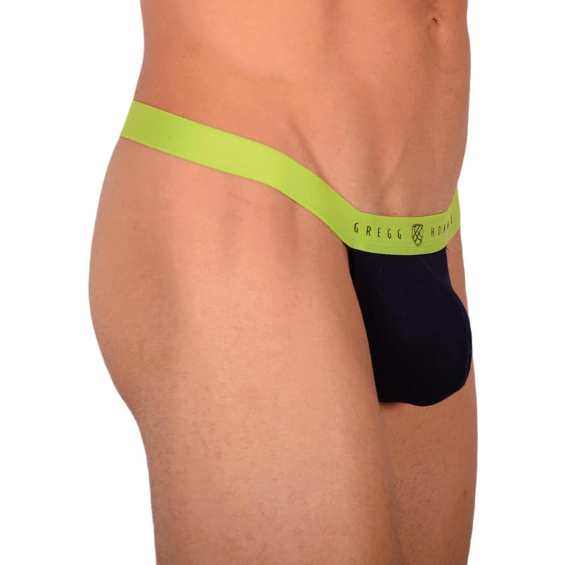 Medium Gregg Homme Lime Navy Thong 3053 D22