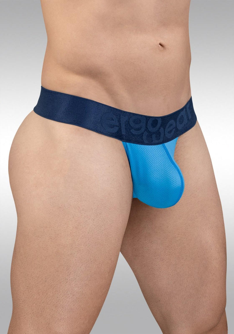ErgoWear Thongs MAX Bold SE Satin Finish Micro-Mesh Thong in River Blue 1820 7