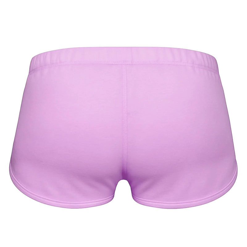 SUKREW Shorts Loose-Fit Runner Short With Contoured Pouch in Pale Magenta 4