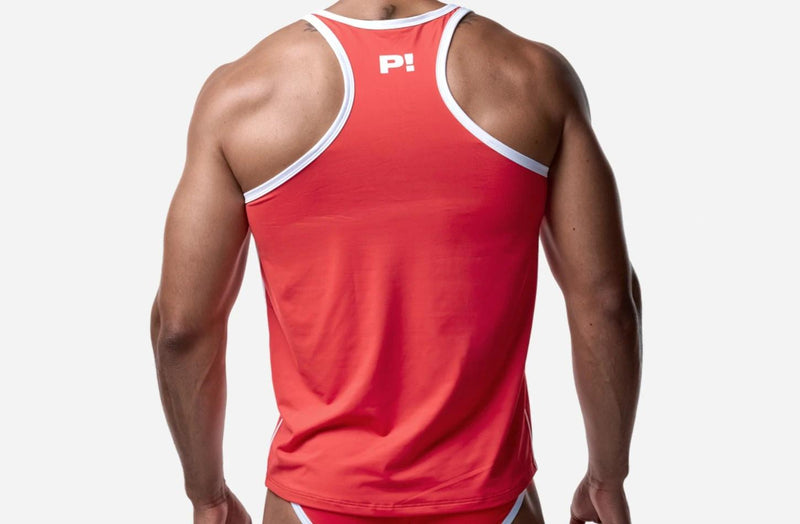 PUMP! Bay Slim-Fit Tank Top With UPF 50+ Protection in Red 14029 25