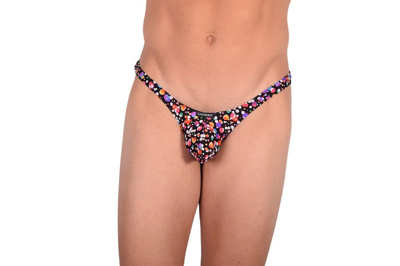 XL WOJOER Bubbles Push String Thong Multicolor BUB15 4