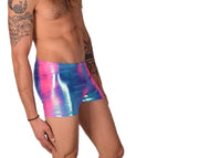 2XS/S SMU Mens Swim Hipster Underwear Rainbow 43136 MX125
