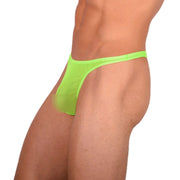 2XS/S SMU Tanning Walking Around Sheer Lime Thong MX18 339724