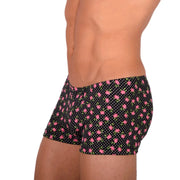 2XS/XS Smu Tanning Walking around sheer Floral Mini Boxer MX19 340262