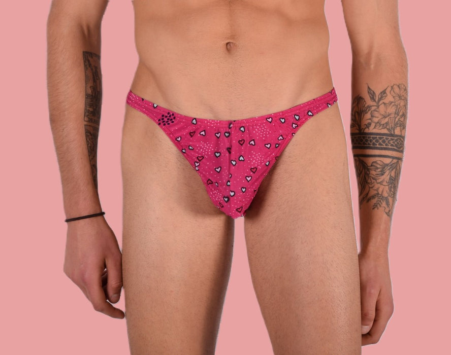 XS/S SMU Thong Underwear 33481 Hearts MX11