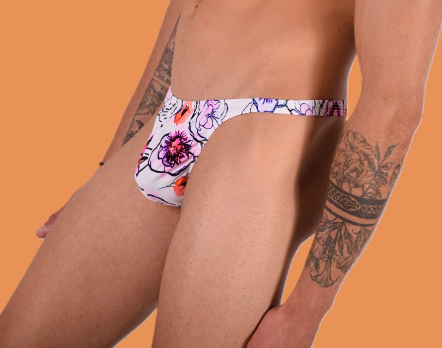 XS/S SMU Mens Thong Underwear 33482 PRINT MX11