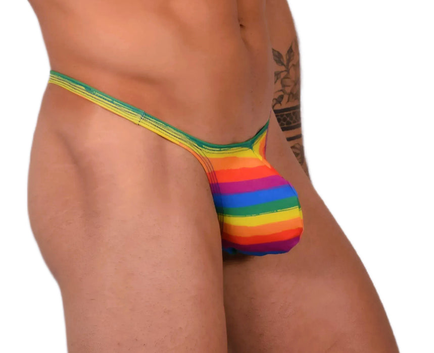 XS SMU Sensual Pride Rainbow Thong 33621 MX14