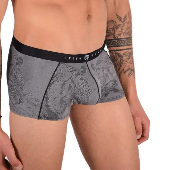 Medium Gregg Homme Kit T-Shirt & Boxer Black/Grey 33659 MX14