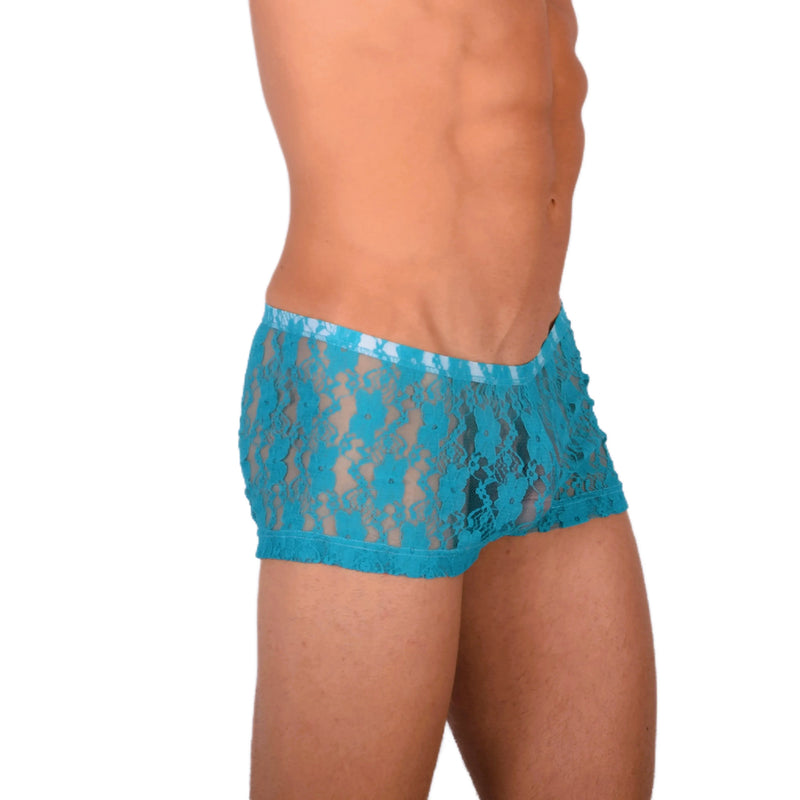 2XS/XS Smu bronzant marche autour transparent turquoise C-Thru mini boxer MX19 34027
