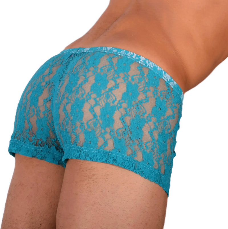 2XS/XS Smu bronzant marche autour transparent turquoise C-Thru mini boxer MX19 34027