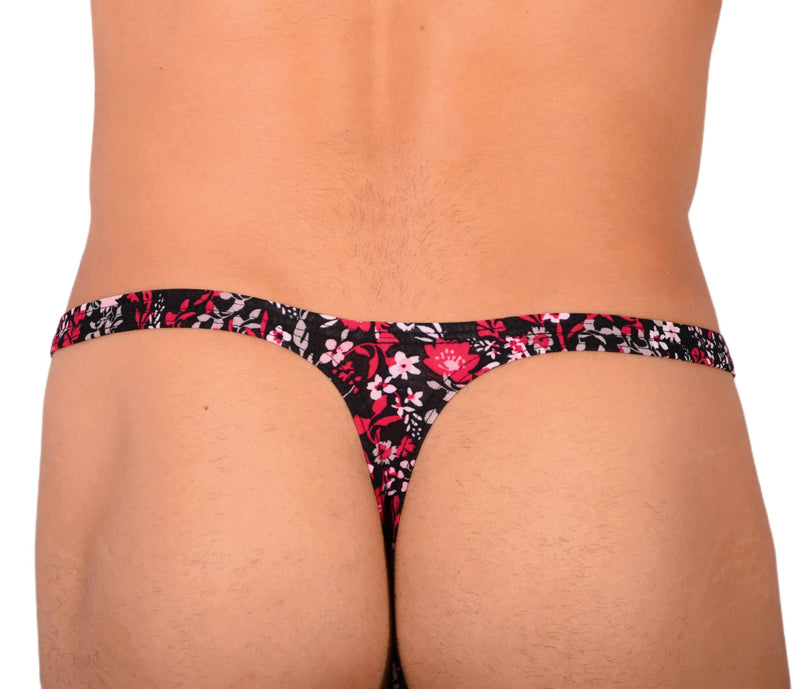 XS/S SMU Tanning Walking around Floral Thong MX19 34041