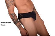 SMU Feminine Brief See-Through Lace Fabric Dentelle Black 65024 33