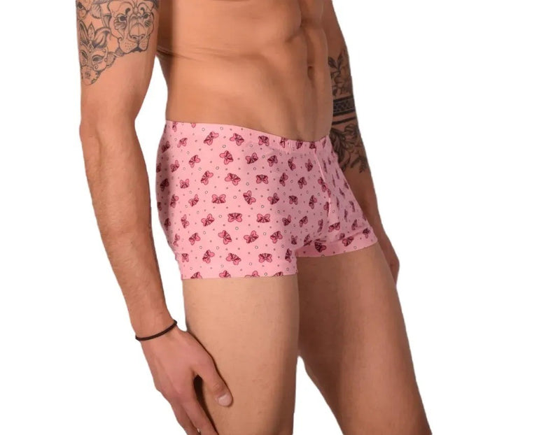 XS SMU Mens Hipster Underwear Pink Bows 43155 MX12