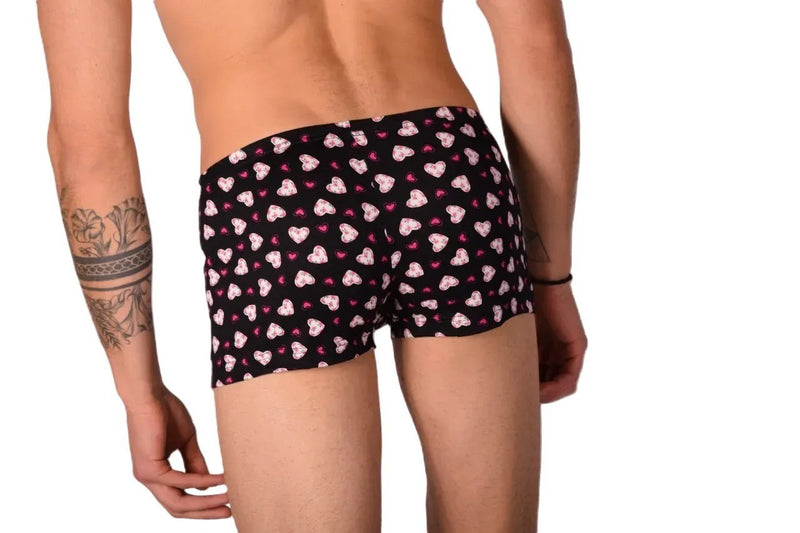 XS Mini Boxer SMU Hipster Flower Hearts 43120 MX12
