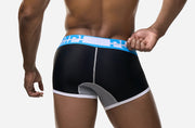 PUMP! Drop Shot Boxer Micro-Mesh Ribbed Elastics Boxer Trunk 11123 39