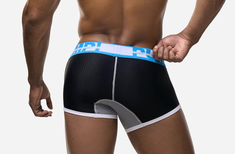 PUMP! Drop Shot Boxer Micro-Mesh Ribbed Elastics Boxer Trunk 11123 39