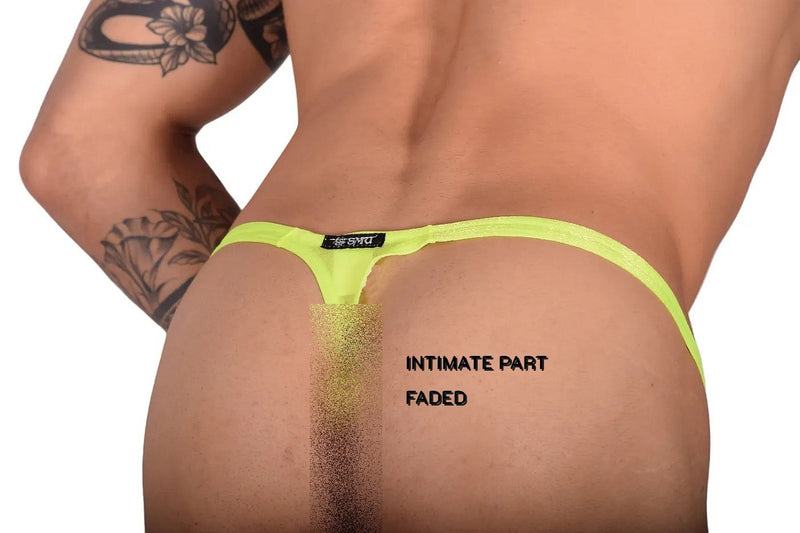 2XL SMU Sheer Thong Hot To Wear Lime 9919 LT2