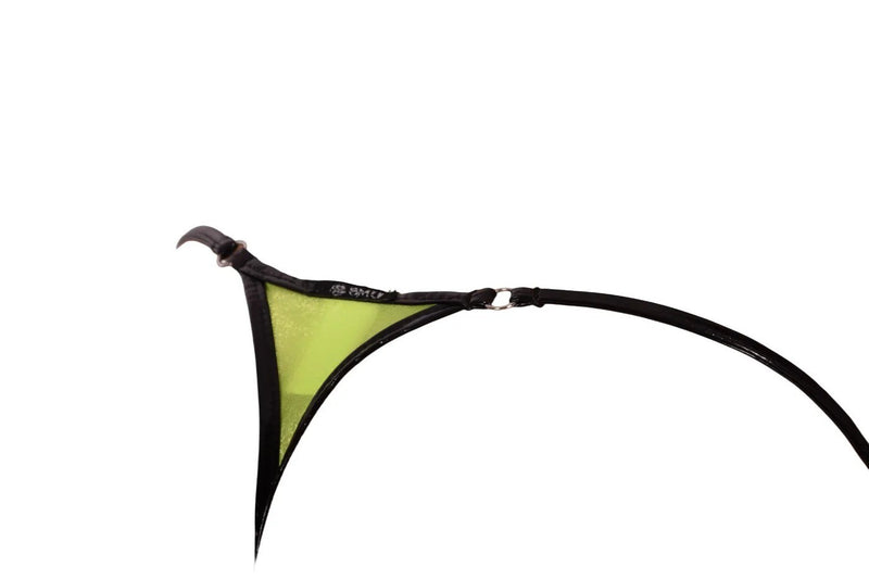 SMU G-String See-trough Hot and Fun to Wear Lime 9927 LT2