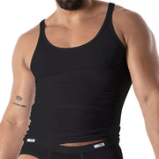 TOF PARIS Mon Amour Microfiber Tank Top Ultra-Soft in Black 55
