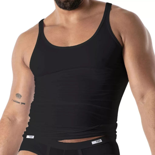 TOF PARIS Mon Amour Microfiber Tank Top Ultra-Soft in Black 55