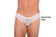 SMU Feminine Brief Slip See-Through Lace Fabric 65017 33