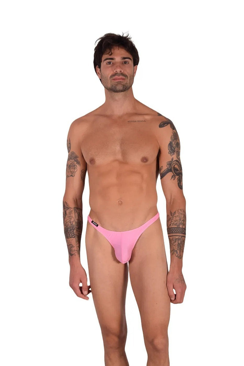 Large SMU Thong Pink Sheer 9933 LT2
