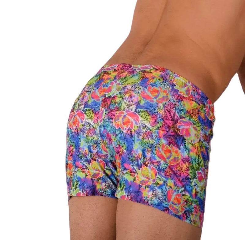 XS SMU Mens Swim Hipster Underwear Hot Print 43125 MX12