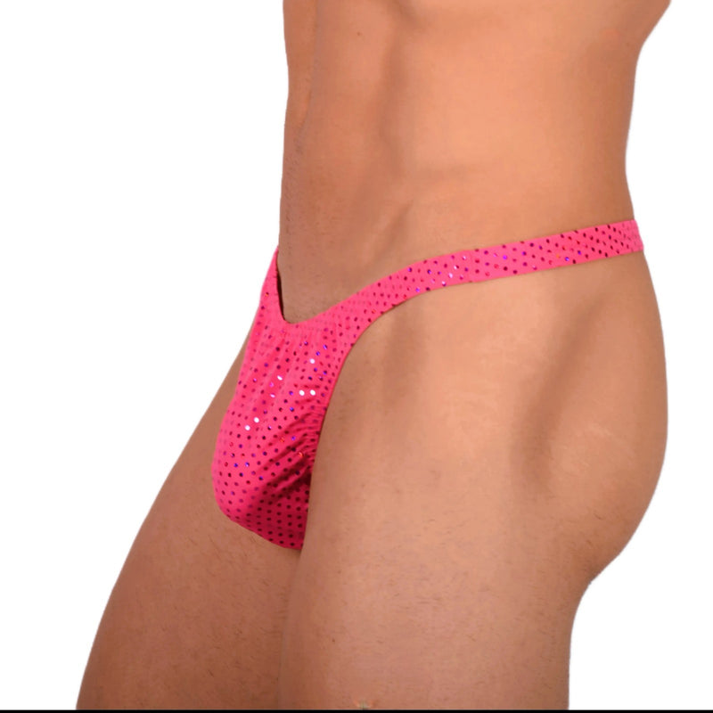 SMALL SMU Hot Pink-Party Thong 33834 MX17