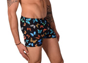 XS SMU Mens Swim Hipster Underwear Butterflies 43112 MX12