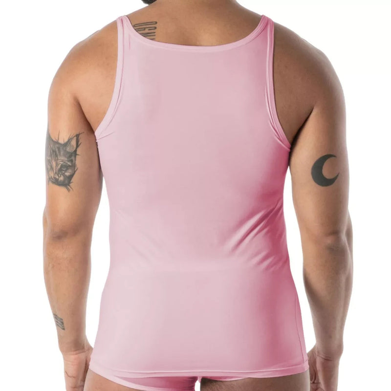 TOF PARIS Mon Amour Microfiber Tank Top Ultra-Soft in Pink 55