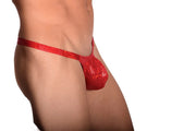 2XL SMU Flash Thong Hot To Wear Red 9921 LT2