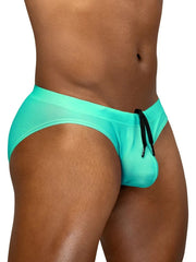 ErgoWear Swimwear X4D SW Bikini Swim Briefs in Aqua 1837 68