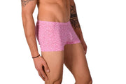 XS SMU Mens Hipster Pink Hearts 43109 MX12