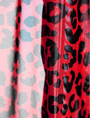 MODUS VIVENDI Leopard Mesh Briefs Semitransparent Red 15415 79A