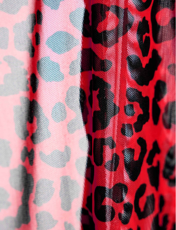 MODUS VIVENDI Leopard Mesh Briefs Semitransparent Red 15415 79A
