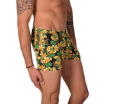 XS SMU Mens Swim Hipster Underwear FLOWERS 43130 MX12