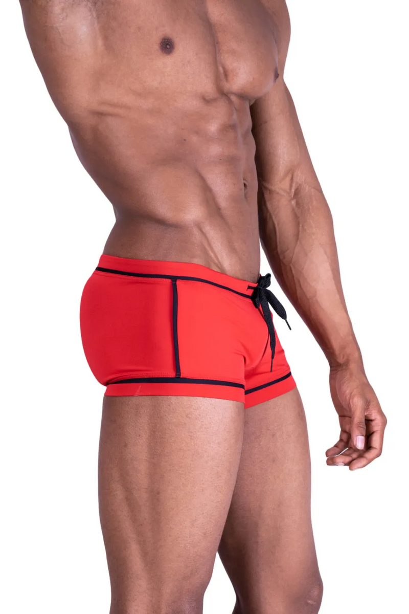 Small Gregg Homme Swim Trunks Hipster Red 60038 MX23
