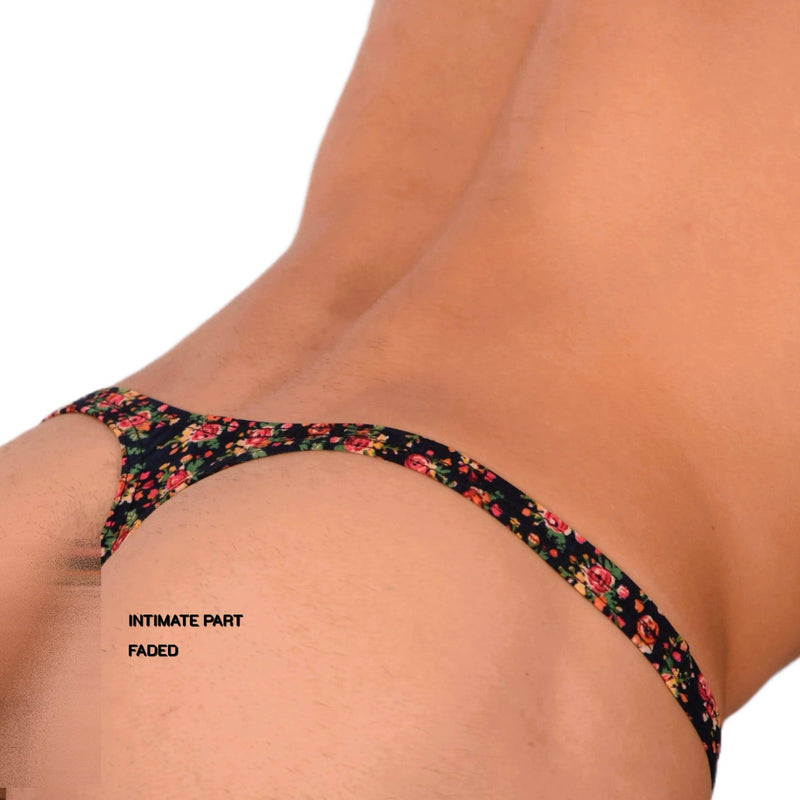 S SMU Sexy Floral Explosion Thong 33821 MX17