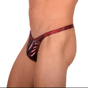 XS SMU Sensual Red Party Flashy Thong 33861 MX17