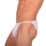 Small  SMU Swim Brief Detachable White 33801 mx17